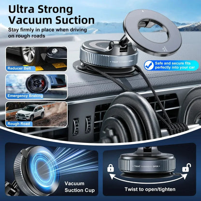 MagFlex 360™ – 360° Rotating Magnetic Car Phone Mount