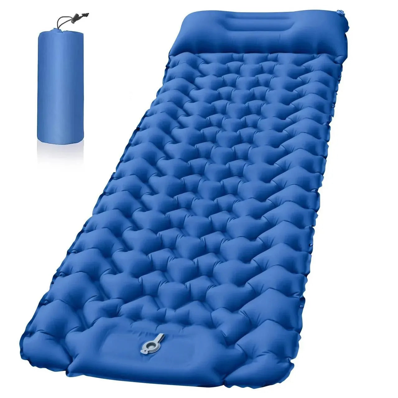 Outdoor Sleeping Pad Camping Inflatable Mattress with Pillows