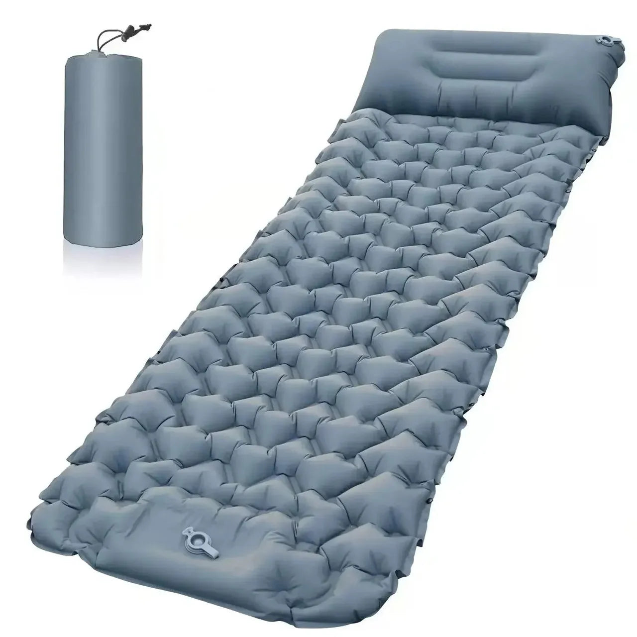 Outdoor Sleeping Pad Camping Inflatable Mattress with Pillows