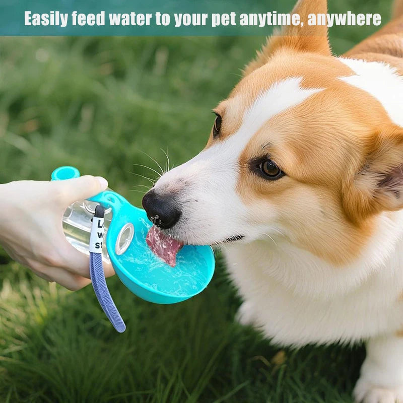 Pet water bottle, leak proof travel cup for dogs and cats