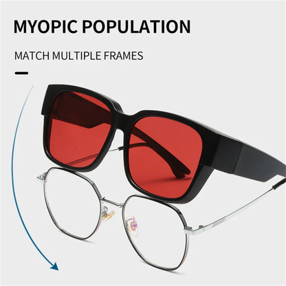 Polarized Fit Over Sunglasses for Prescription Glasses – Anti-Glare Driving & Fishing Eyewear