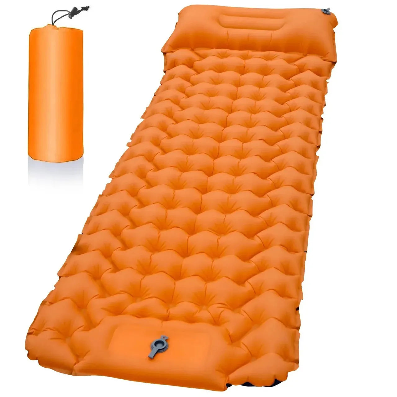 Outdoor Sleeping Pad Camping Inflatable Mattress with Pillows