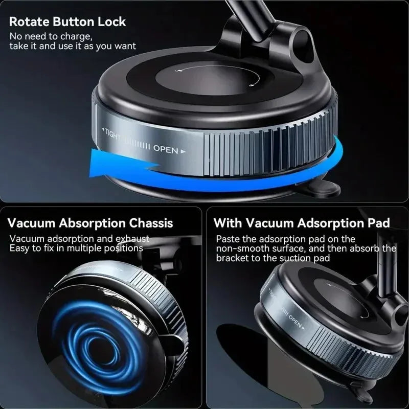 MagFlex 360™ – 360° Rotating Magnetic Car Phone Mount