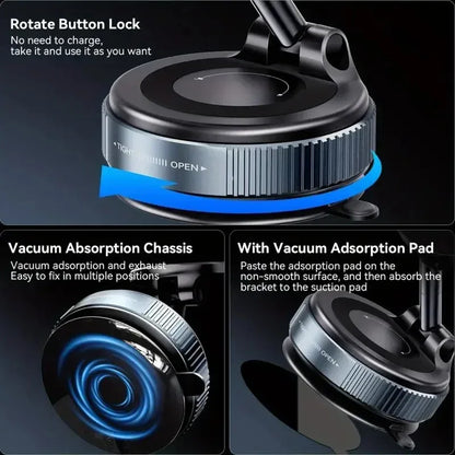 MagFlex 360™ – 360° Rotating Magnetic Car Phone Mount