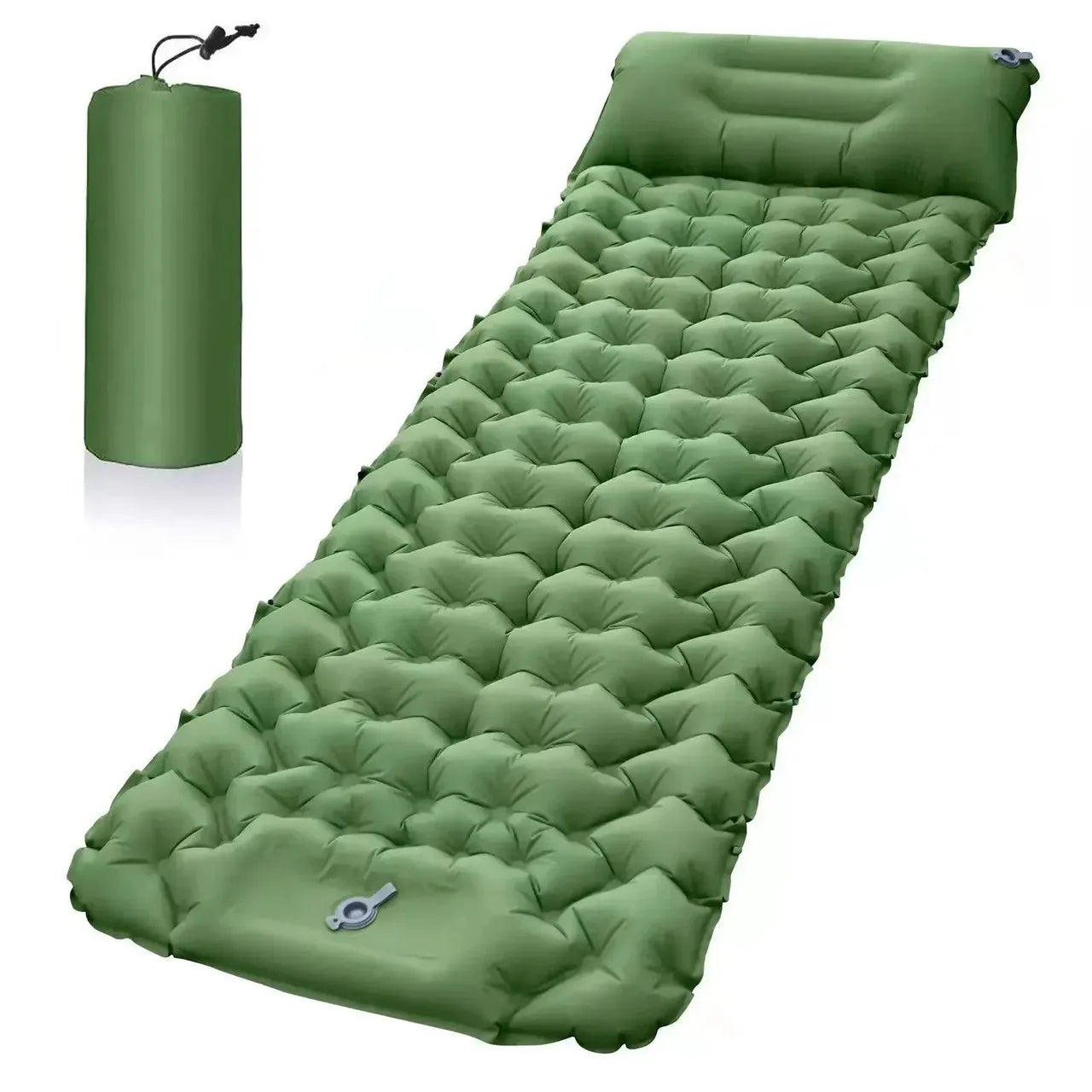 Outdoor Sleeping Pad Camping Inflatable Mattress with Pillows