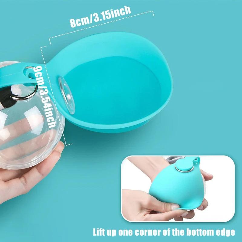 Pet water bottle, leak proof travel cup for dogs and cats